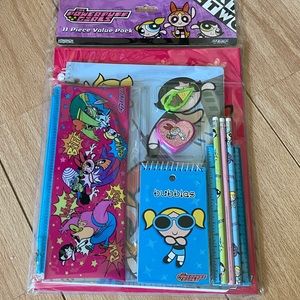 Y2K powerpuff girls stationery set